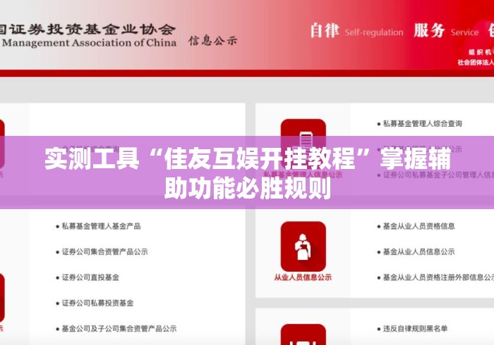 实测工具“佳友互娱开挂教程	”掌握辅助功能必胜规则