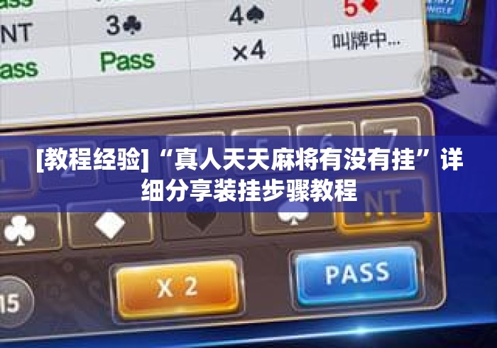 [教程经验]“真人天天麻将有没有挂”详细分享装挂步骤教程