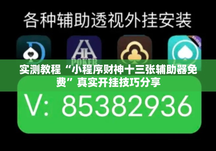 实测教程“小程序财神十三张辅助器免费”真实开挂技巧分享