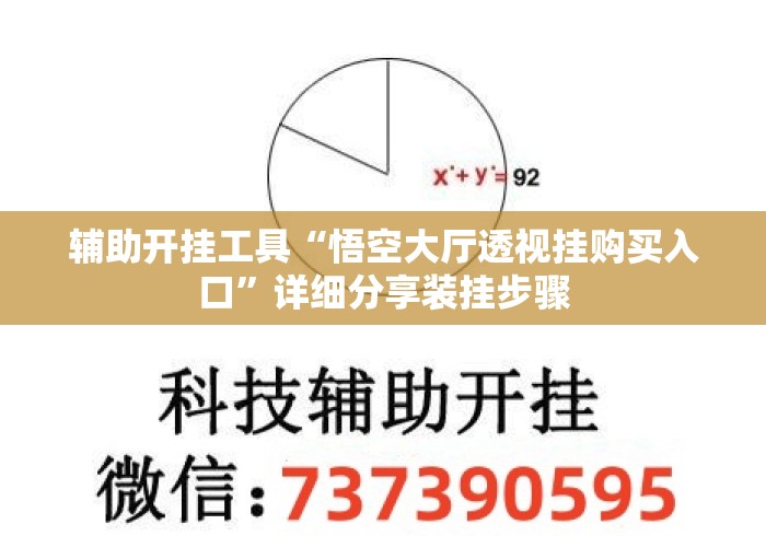 辅助开挂工具“悟空大厅透视挂购买入口”详细分享装挂步骤