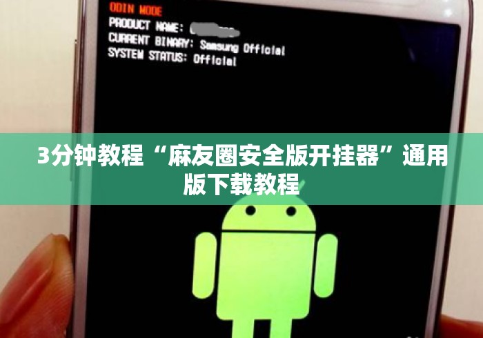 3分钟教程“麻友圈安全版开挂器	”通用版下载教程
