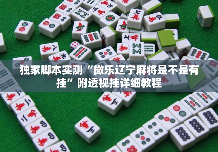独家脚本实测“微乐辽宁麻将是不是有挂”附透视挂详细教程