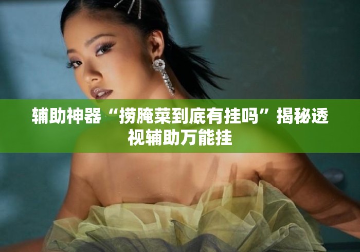 辅助神器“捞腌菜到底有挂吗”揭秘透视辅助万能挂