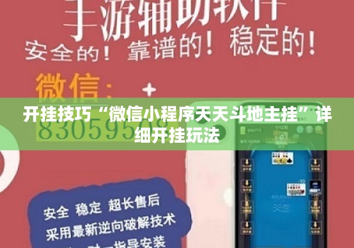 开挂技巧“微信小程序天天斗地主挂”详细开挂玩法