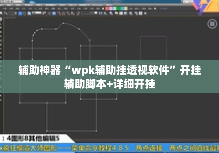 辅助神器“wpk辅助挂透视软件	”开挂辅助脚本+详细开挂