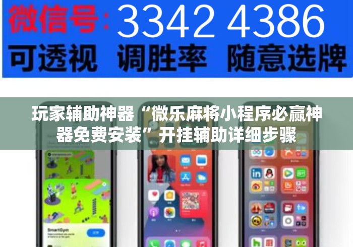 玩家辅助神器“微乐麻将小程序必赢神器免费安装”开挂辅助详细步骤
