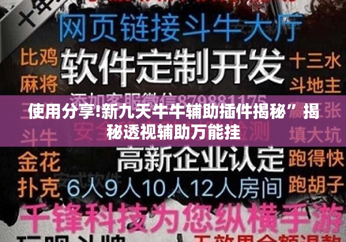 使用分享!新九天牛牛辅助插件揭秘	”揭秘透视辅助万能挂