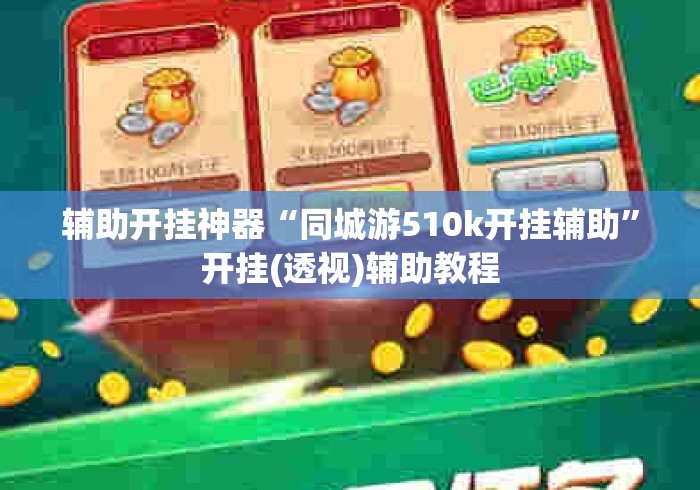 辅助开挂神器“同城游510k开挂辅助”开挂(透视)辅助教程