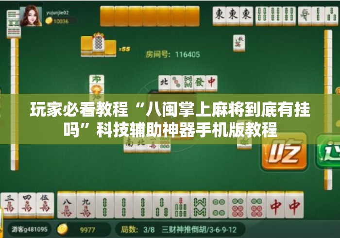 玩家必看教程“八闽掌上麻将到底有挂吗”科技辅助神器手机版教程
