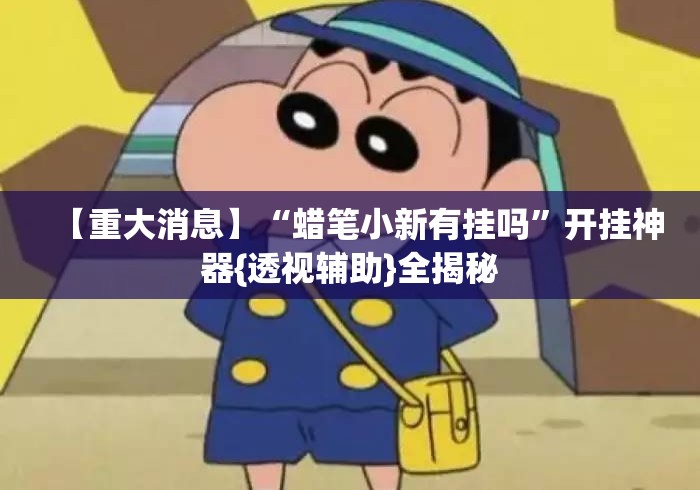 【重大消息】“蜡笔小新有挂吗	”开挂神器{透视辅助}全揭秘