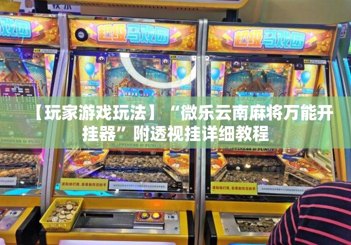 【玩家游戏玩法】“微乐云南麻将万能开挂器”附透视挂详细教程
