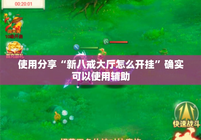 使用分享“新八戒大厅怎么开挂”确实可以使用辅助