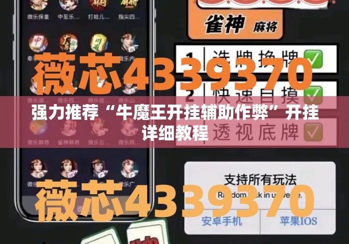 强力推荐“牛魔王开挂辅助作弊”开挂详细教程