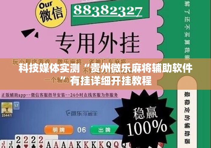 科技媒体实测“贵州微乐麻将辅助软件”有挂详细开挂教程