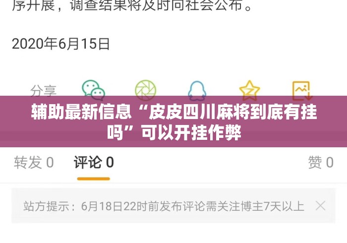 辅助最新信息“皮皮四川麻将到底有挂吗	”可以开挂作弊