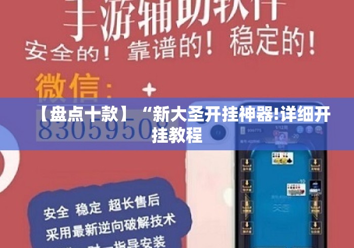 【盘点十款】“新大圣开挂神器!详细开挂教程 【盘点十款】“新大圣开挂神器!详细开挂教程