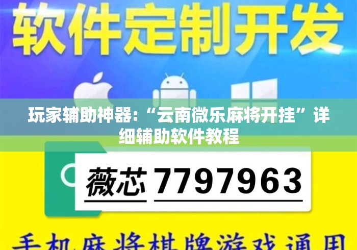 玩家辅助神器:“云南微乐麻将开挂”详细辅助软件教程