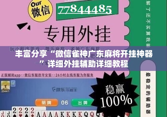 丰富分享“微信雀神广东麻将开挂神器”详细外挂辅助详细教程
