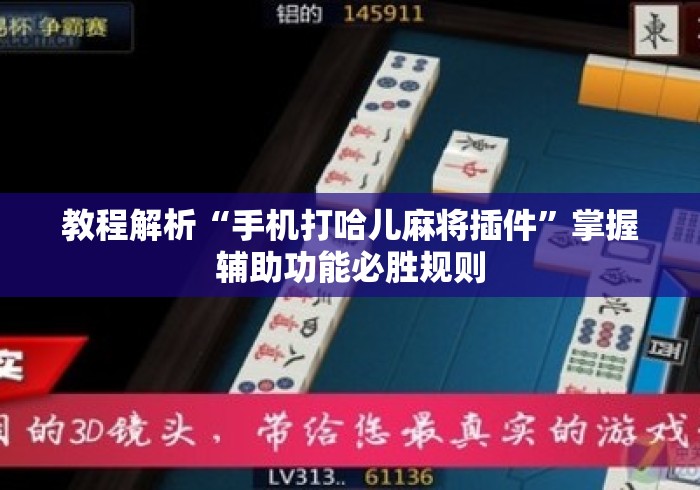 教程解析“手机打哈儿麻将插件”掌握辅助功能必胜规则
