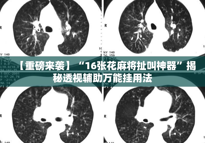 【重磅来袭】“16张花麻将扯叫神器	”揭秘透视辅助万能挂用法