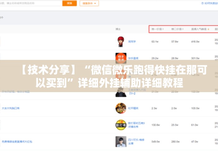 【技术分享】“微信微乐跑得快挂在那可以买到”详细外挂辅助详细教程