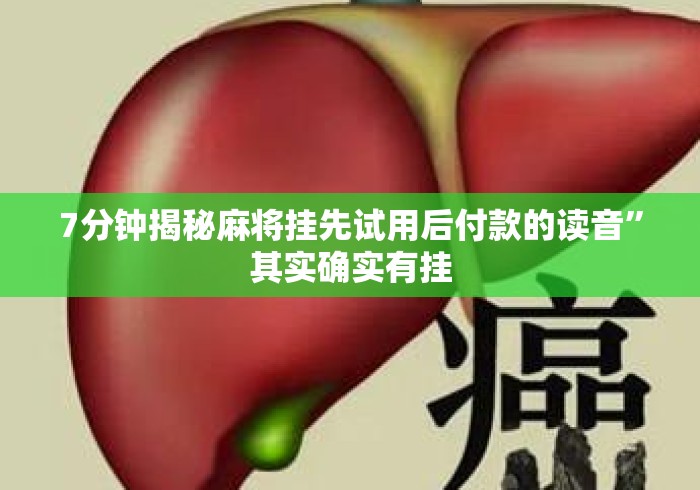 7分钟揭秘麻将挂先试用后付款的读音”其实确实有挂