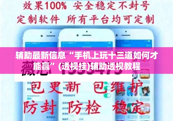 辅助最新信息“手机上玩十三道如何才能赢”(透视挂)辅助透视教程