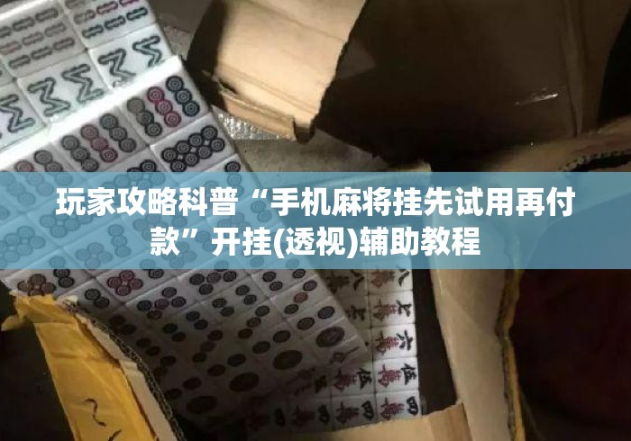 玩家攻略科普“手机麻将挂先试用再付款”开挂(透视)辅助教程