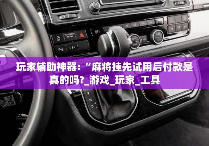 玩家辅助神器:“麻将挂先试用后付款是真的吗?_游戏_玩家_工具 玩家辅助神器:“麻将挂先试用后付款是真的吗?_游戏_玩家_工具