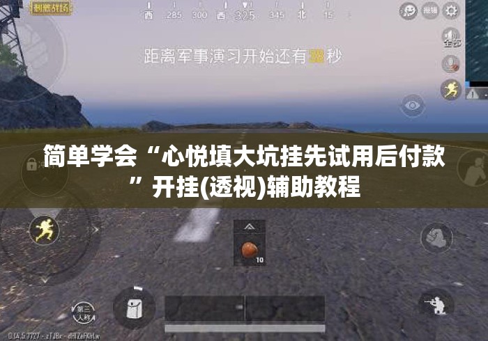 简单学会“心悦填大坑挂先试用后付款	”开挂(透视)辅助教程