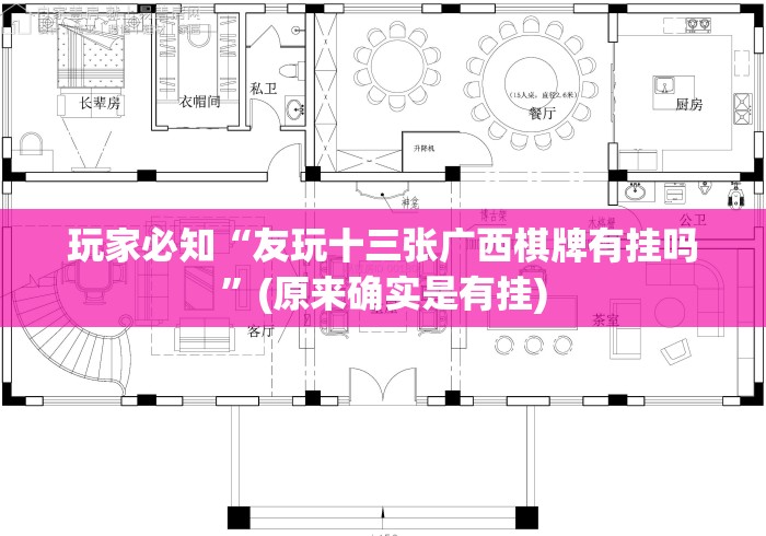 玩家必知“友玩十三张广西棋牌有挂吗”(原来确实是有挂)