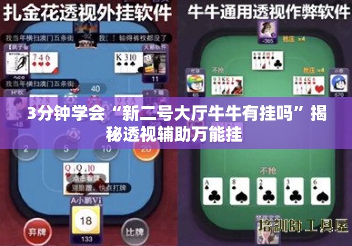 3分钟学会“新二号大厅牛牛有挂吗”揭秘透视辅助万能挂 