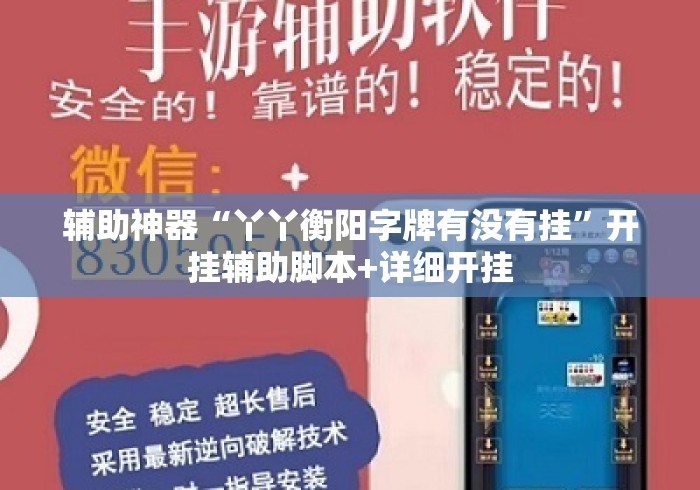 辅助神器“丫丫衡阳字牌有没有挂	”开挂辅助脚本+详细开挂