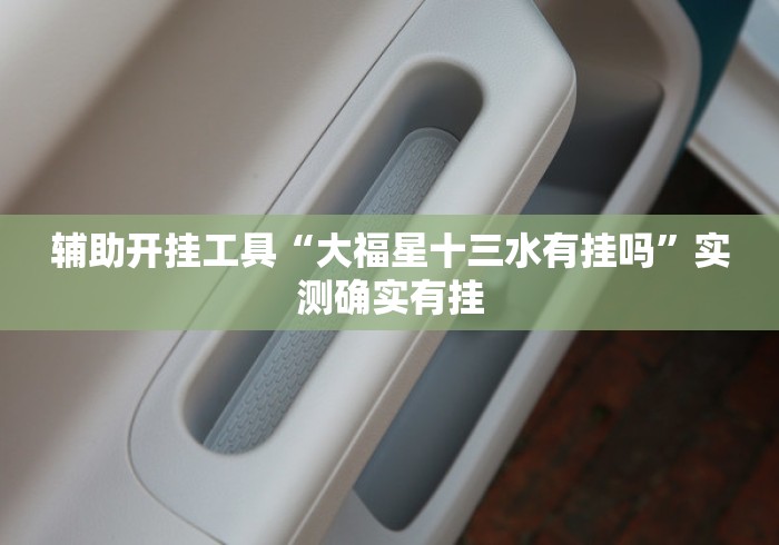 辅助开挂工具“大福星十三水有挂吗”实测确实有挂