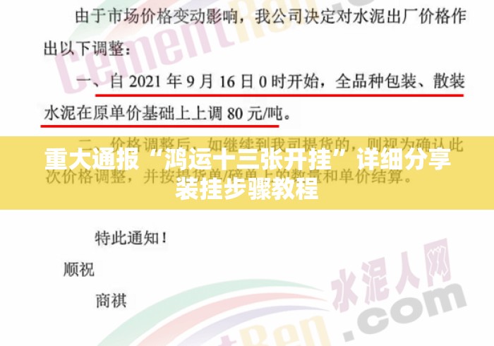 重大通报“鸿运十三张开挂”详细分享装挂步骤教程