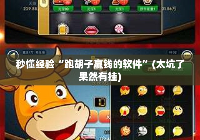 秒懂经验“跑胡子赢钱的软件	”(太坑了果然有挂)