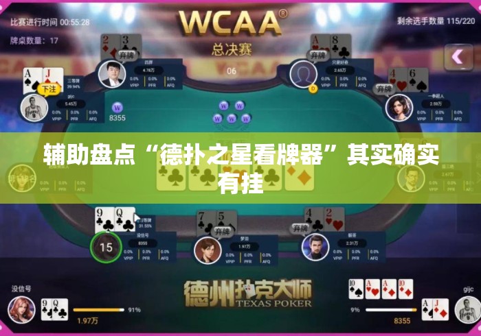 辅助盘点“德扑之星看牌器	”其实确实有挂