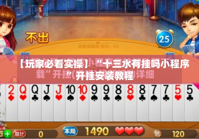 【玩家必看实操】“十三水有挂吗小程序”开挂安装教程