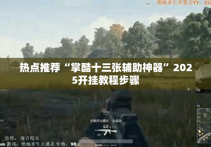 热点推荐“掌酷十三张辅助神器	”2025开挂教程步骤
