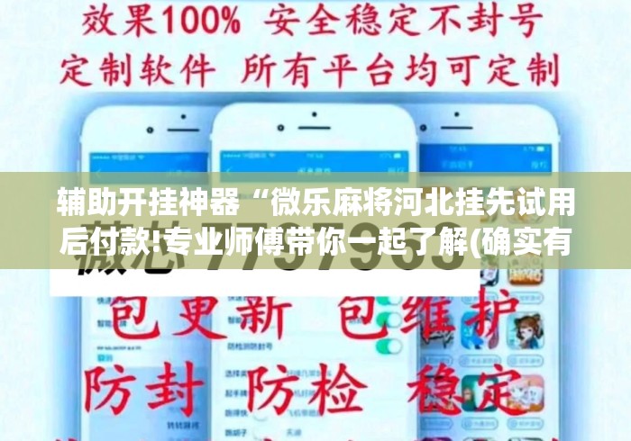 辅助开挂神器“微乐麻将河北挂先试用后付款!专业师傅带你一起了解(确实有挂) 辅助开挂神器“微乐麻将河北挂先试用后付款!专业师傅带你一起了解(确实有挂)