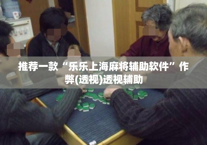 推荐一款“乐乐上海麻将辅助软件	”作弊(透视)透视辅助