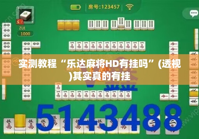 软件分享:中至乐平麻将开挂神器”详细外挂透视辅助软件教程