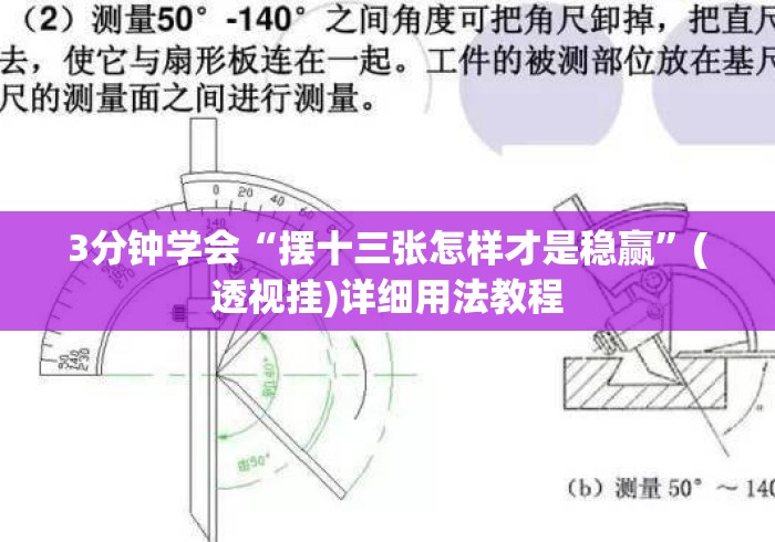 3分钟学会“摆十三张怎样才是稳赢”(透视挂)详细用法教程