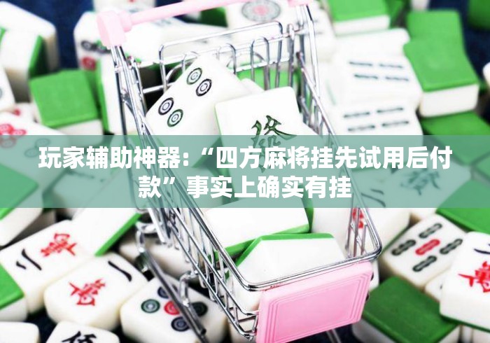 玩家辅助神器:“四方麻将挂先试用后付款”事实上确实有挂
