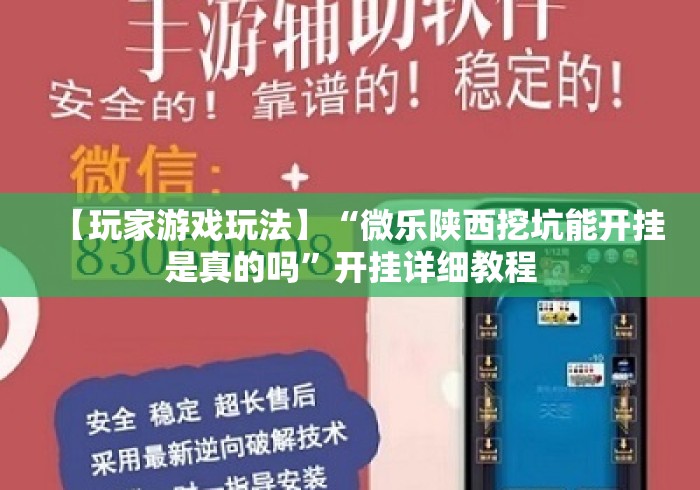 【玩家游戏玩法】“微乐陕西挖坑能开挂是真的吗”开挂详细教程