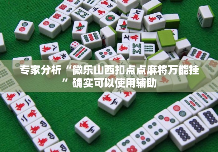 专家分析“微乐山西扣点点麻将万能挂”确实可以使用辅助