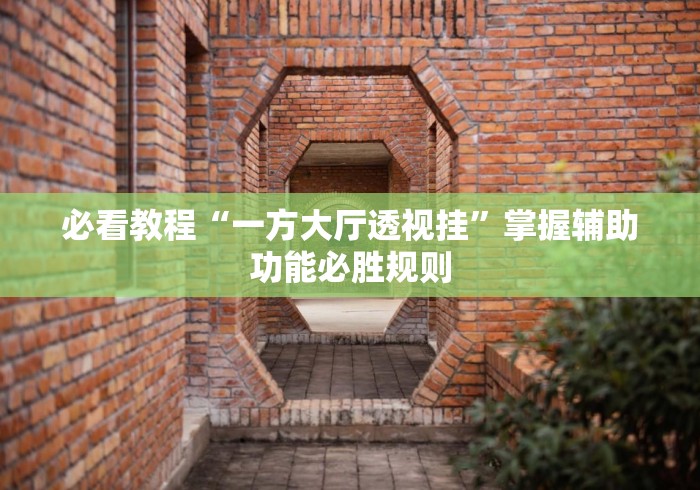必看教程“一方大厅透视挂”掌握辅助功能必胜规则