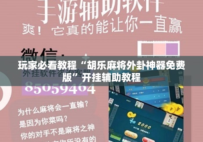 玩家必看教程“胡乐麻将外卦神器免费版”开挂辅助教程