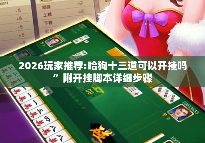 2026玩家推荐:哈狗十三道可以开挂吗”附开挂脚本详细步骤