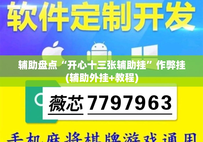 辅助盘点“开心十三张辅助挂”作弊挂(辅助外挂+教程)